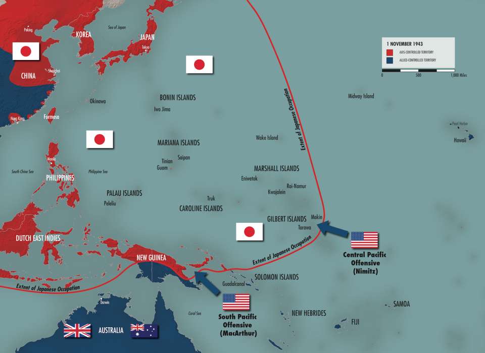 pacific theater ww2 timeline